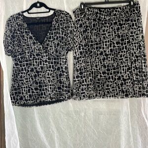 Like New!!! Matching top & skirt, Tribal brand, size XL